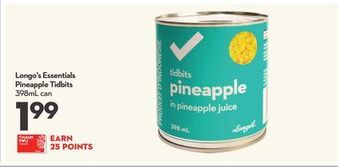 Longo's Longo's essentials pineapple tidbits offer