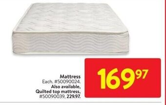 Walmart Mattress offer