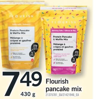 Fortinos Flourish pancake mix, 430 g offer