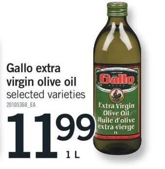 Fortinos Gallo extra virgin olive oil, 1 l offer