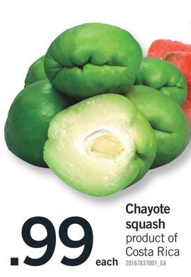 Fortinos Chayote squash offer