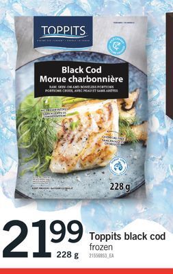 Fortinos Toppits black cod, 228 g offer