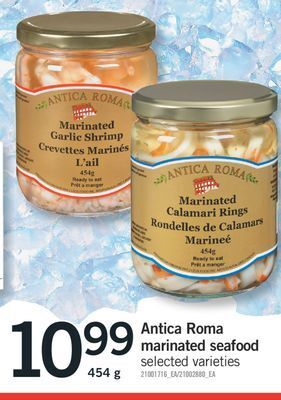 Fortinos Antica roma marinated seafood, 454 g offer