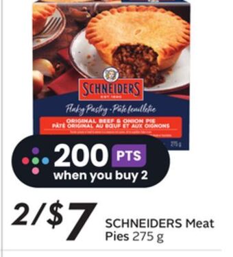 Sobeys Meat pies offer