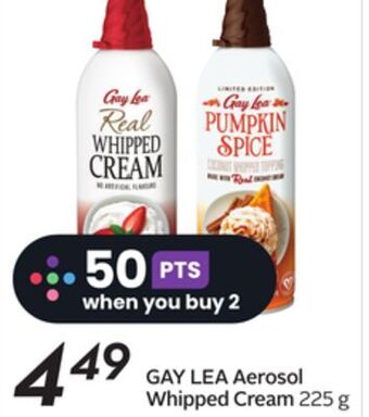 Sobeys Aerosol whipped cream offer