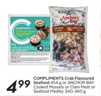 Sobeys Compliments crab flavoured seafood offer