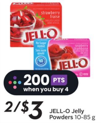 Sobeys Jelly powders offer