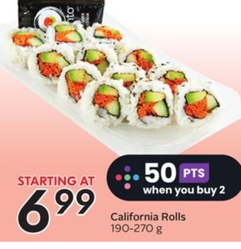 Sobeys California rolls offer