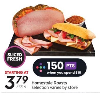 Sobeys Homestyle roasts offer