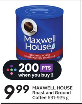 Sobeys Roast and ground coffee offer