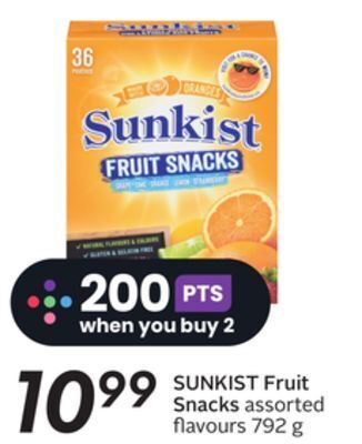 Sobeys Fruit snacks offer