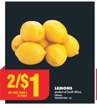 No Frills Lemons offer