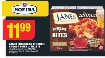 No Frills Janes boneless chicken breast bites or fillets, 710/720 g offer