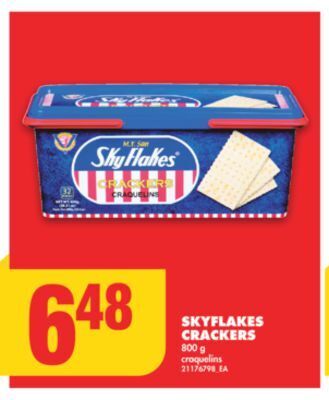 No Frills Skyflakes crackers, 800 g offer