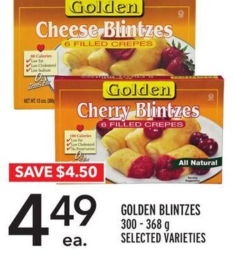 Metro Golden blintzes offer