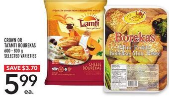 Metro Crown or ta'amti bourekas offer