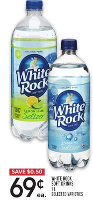 Metro White rock soft drinks offer