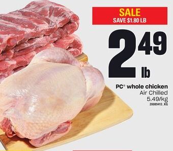 Loblaws Pc whole chicken offer
