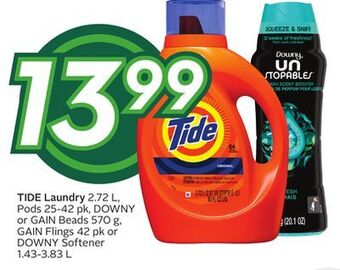 Sobeys Tide laundry offer