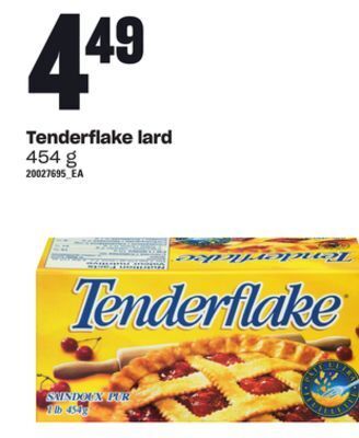 Loblaws Tenderflake lard, 454 g offer