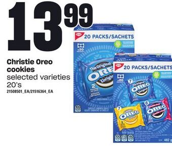Loblaws Christie oreo cookies, 20's offer