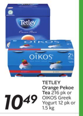 Sobeys Orange pekoe tea offer