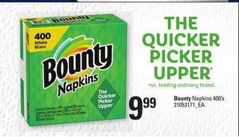 Loblaws Bounty napkins 400's offer