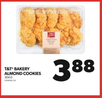 Real Canadian Superstore T&t bakery almond cookies, 304 g offer