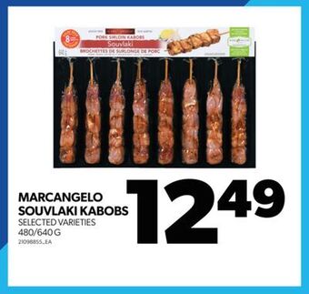 Real Canadian Superstore Marcangelo souvlaki kabobs, 480/640 g offer