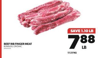 Real Canadian Superstore Beef rib finger meat offer