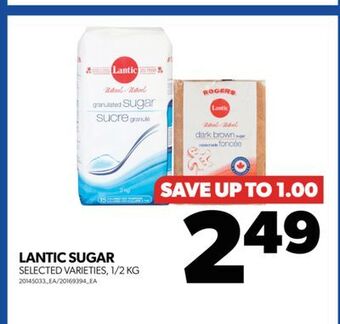 Real Canadian Superstore Lantic sugar, 1/2 kg offer