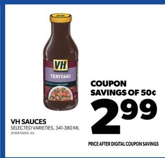 Real Canadian Superstore Vh sauces, 341-380 ml offer