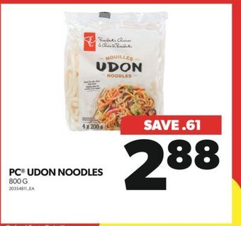 Real Canadian Superstore Pc udon noodles, 800 g offer