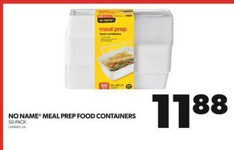 Real Canadian Superstore No name meal prep food containers, 50-pack offer
