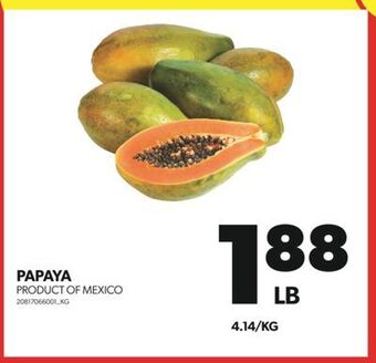 Real Canadian Superstore Papaya offer