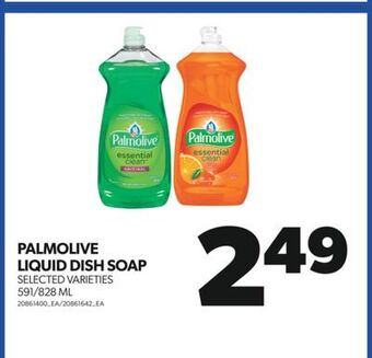 Real Canadian Superstore Palmolive liquid dish soap, 591/828 ml offer
