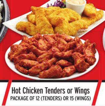 Metro Hot chicken tenders or wings offer