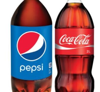 Real Canadian Superstore Coca-cola or pepsi soft drinks, 2 l offer