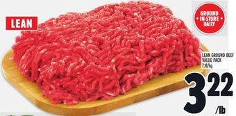 Metro Lean ground beef value pack offer