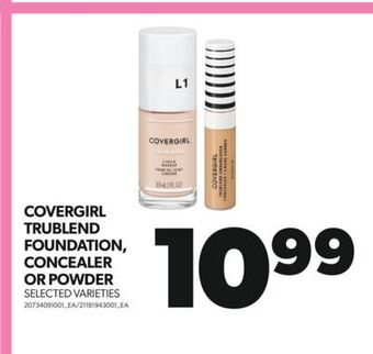 Real Canadian Superstore Covergirl trublend foundation, concealer or powder offer