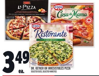 Metro Dr. oetker or irresistibles pizza offer