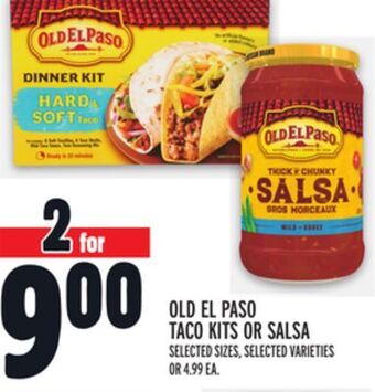Metro Old el paso taco kits or salsa offer
