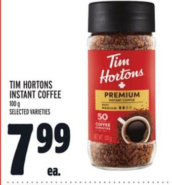 Metro Tim hortons instant coffee offer