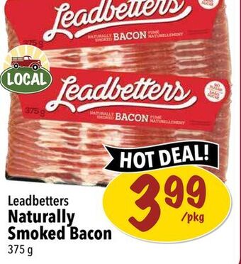 Farm Boy Leadbetters naturally smoked bacon offer