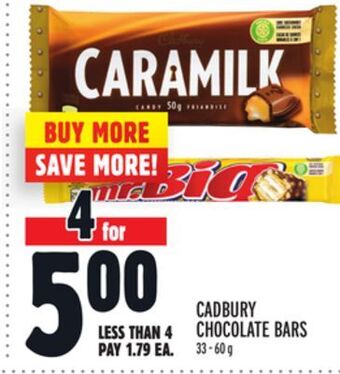 Metro Cadbury chocolate bars offer