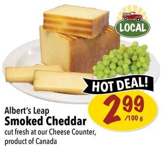 Farm Boy Albert's leap smoked cheddar offer