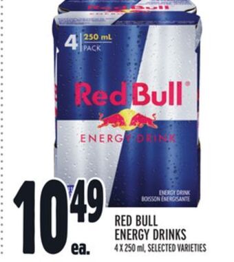 Metro Red bull energy drinks offer