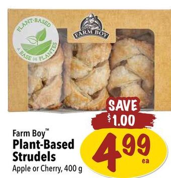 Farm Boy Farm boy plant-based strudels offer