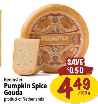 Farm Boy Beemster pumpkin spice gouda offer