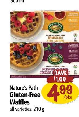 Farm Boy Nature's path gluten-free waffles offer